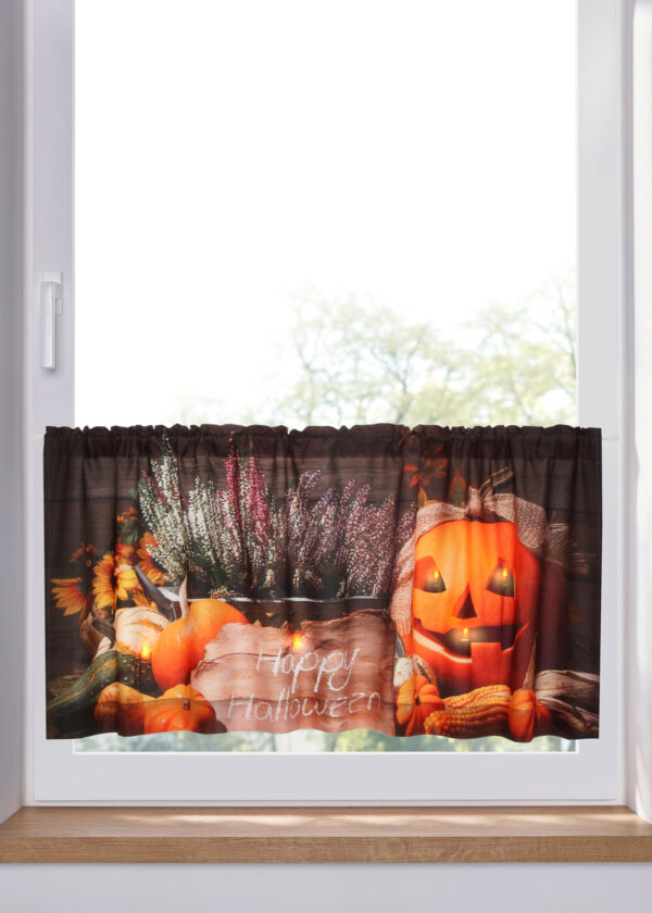 LED vitrážková záclona s podzimním motivem  - produkt od bonprix